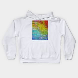 Rainbow Static Kids Hoodie